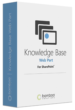 Knowledge Base Web Part